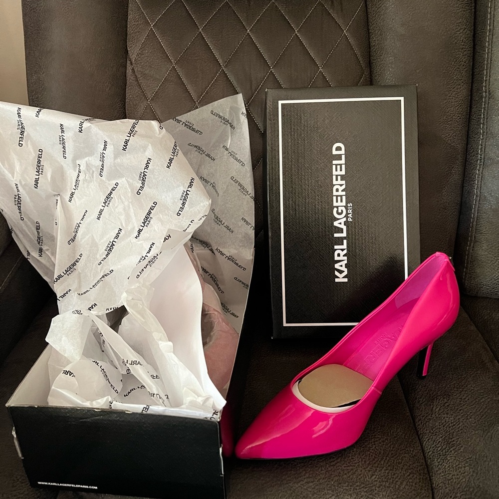 Pink Heels Karl Lagerfeld Paris size 11